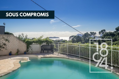Triplex avec jardin privatif, piscine et magnifique vue mer !